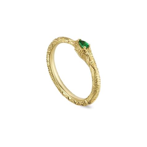 gucci emerald ring|men's gold Gucci rings.